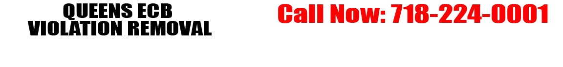 QUEENS ECB VIOLATION REMOVAL 